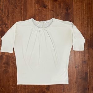 New York & Company White Blouse Top